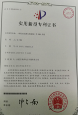 HMDS patent certificate